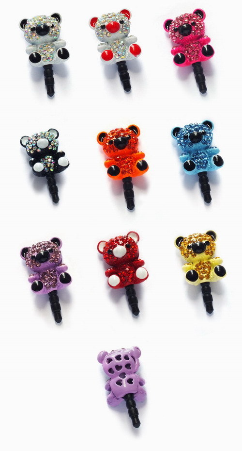 Little Lucky Bear Accessory Phone Plug (PL662)