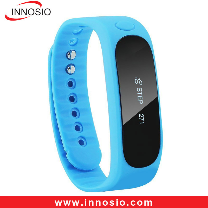 Wholesale Charm Fashion Cicret Smart Silicon Bracelet with Pedometer/Sleep Monitor