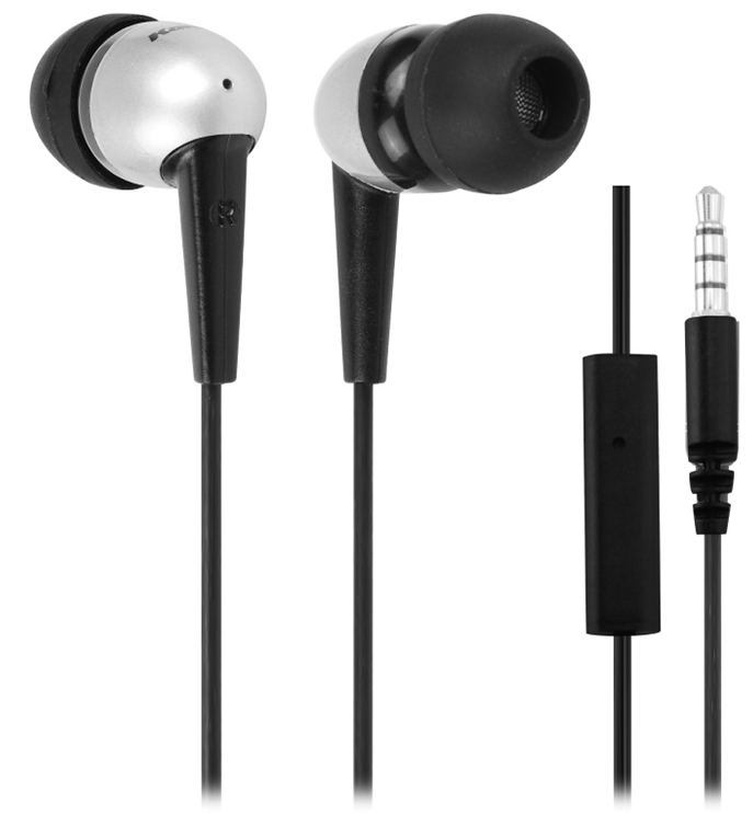 Silver Earphone