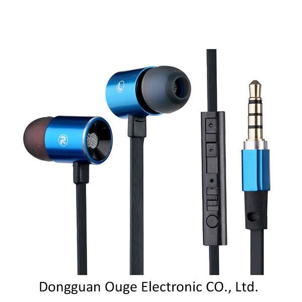 Popular Stereo Metal Earphone for Smart Phone (OG-EP-6527)