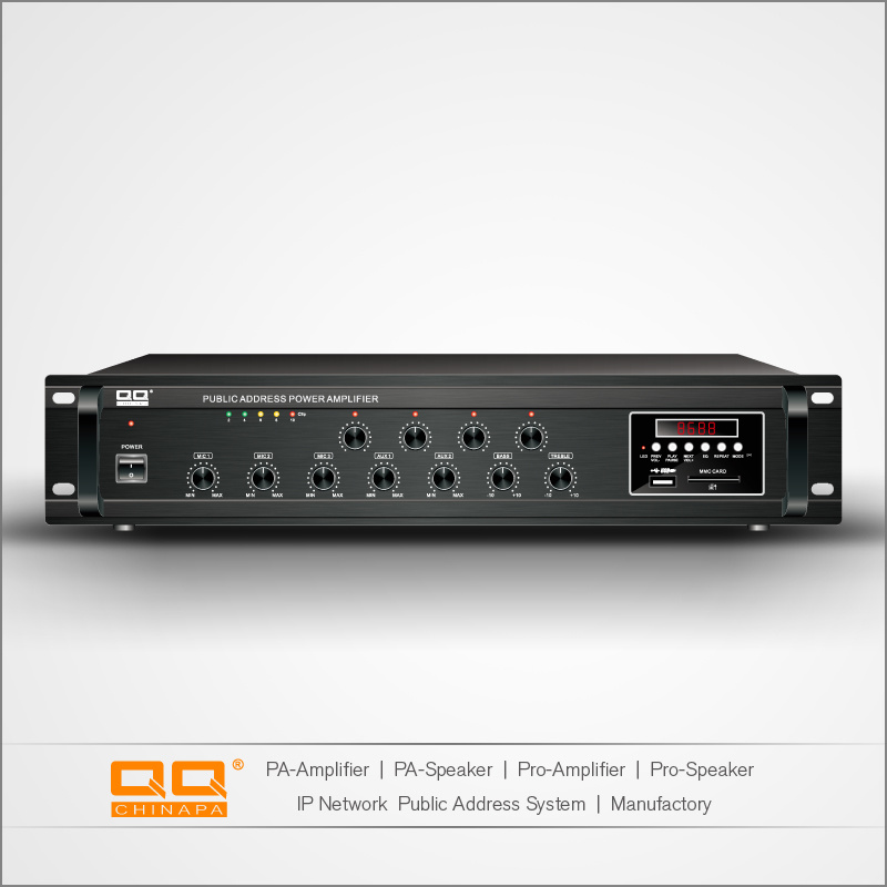 Newest Professional Audio Power Amplifier with 4 Zone