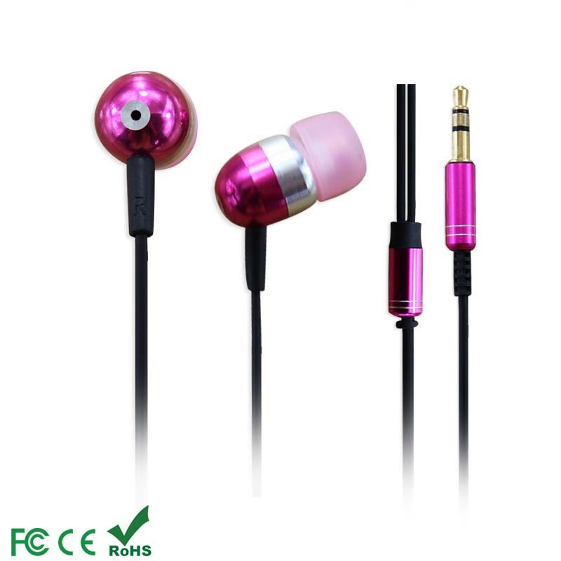 Stylish Fashion Metal Shell Earphones Prop65