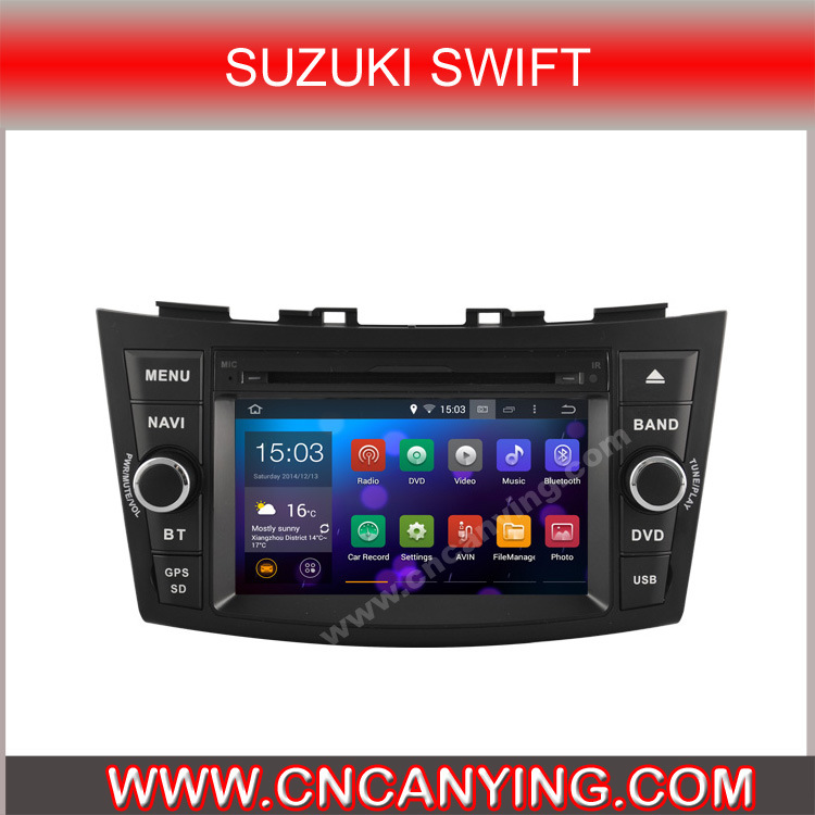 Pure Android 4.4.4 Car GPS Player for Suzuki Swift with Bluetooth A9 CPU 1g RAM 8g Inland Capatitive Touch Screen. (AD-9653)