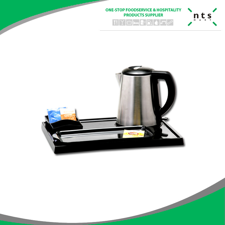 Hotel Guestroom Electric Kettle Set with Trays