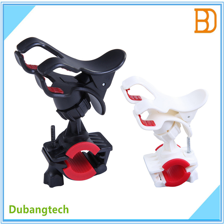 360 Degree Rotating Cell Phone Holder for Bicycle with Double Clips