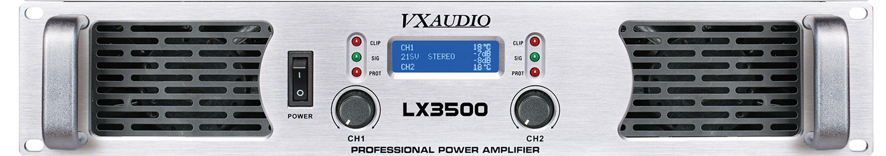 LCD Display & 250W-1000W Big Power Amplifier (LX 3500)