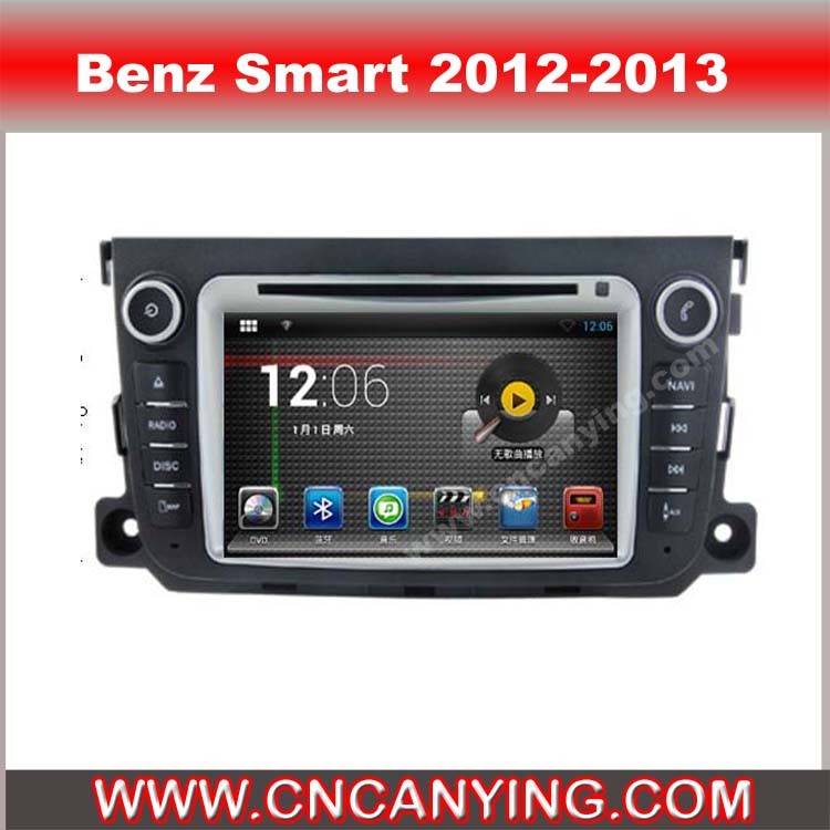 Car DVD Player for Pure Android 4.4 Car DVD Player with A9 CPU Capacitive Touch Screen GPS Bluetooth for Benz Smart (AD-7506)