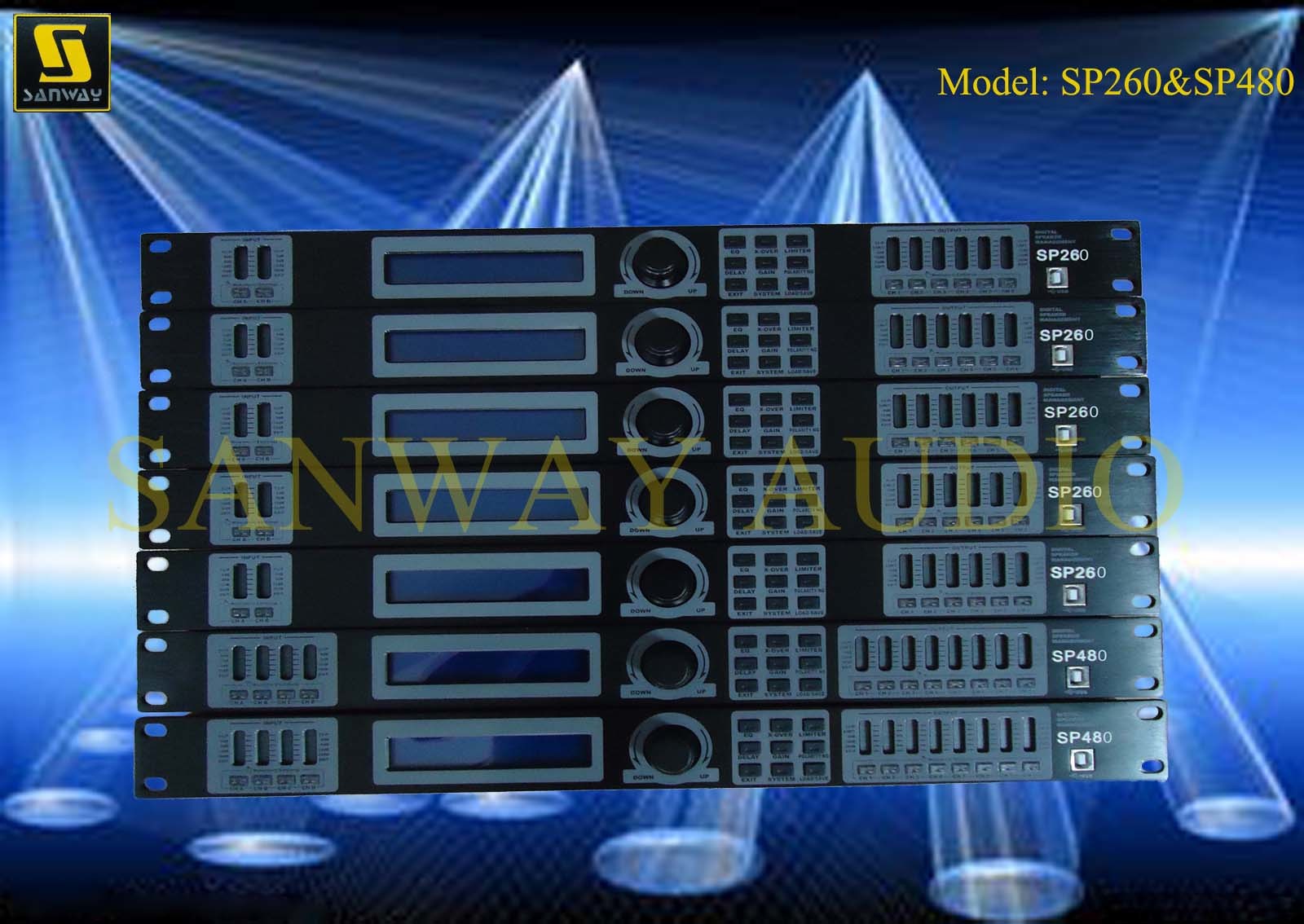 Sp480 4 in Audio Processor, DSP Processor