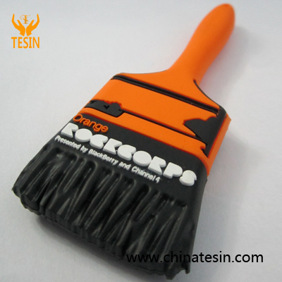 Brush Shape PVC USB Flash Drive