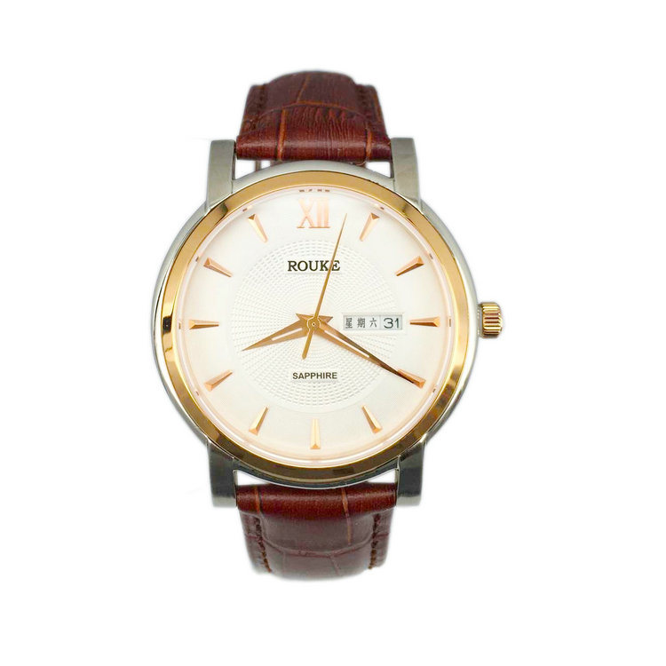 Fashion Luxury Men Genuine Leather Waterproof Watch MW-05