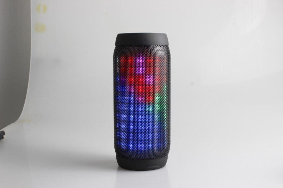 Pulse LED Lights Show TF Card Outdoor Speaker Portable Mini Wireless Bluetooth Speaker