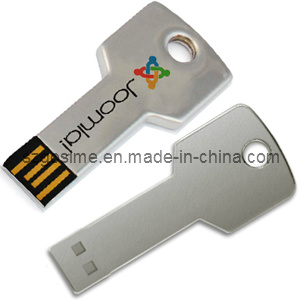 Logo Print Metal Key USB Flash Drive (GMN-023)