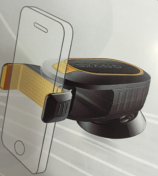 Folding Navigation Mobile Phone Holder on Center Stack