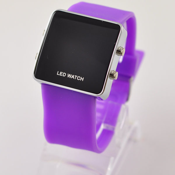 Silicon Bracelet Promotional LED Sports Watch