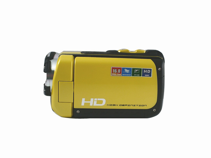 Fashionable 3 Meters Waterproof Full-HD Camcorder