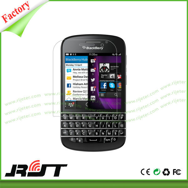 Anti-Fingerprint 0.33mm 9h Tempered Glass Screen Protector for Blackberry Q10 (RJT-10001)