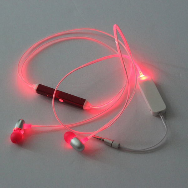 High Quality EL Flowing LED Light Earphone