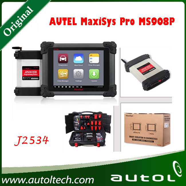 Original Autel Maxisys Ms908 PRO Autel Maxidas Maxisys PRO Diagnostic System with WiFi Autel Ms908p + J2534 Online Programming