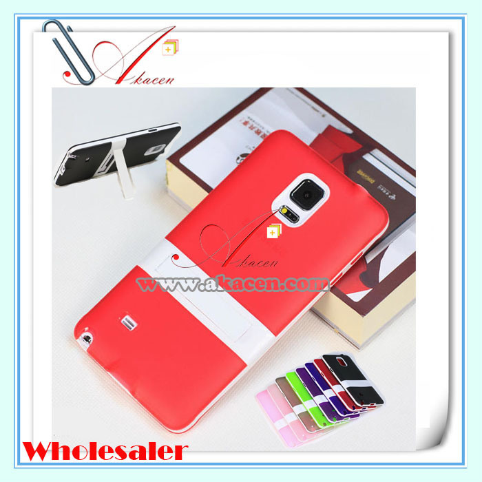 Kickstand PC + TPU Hybrid Case Phone Cover for Samsung Galaxy Note 4 N910