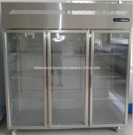 Kitchen Freezer with Three Glass Door