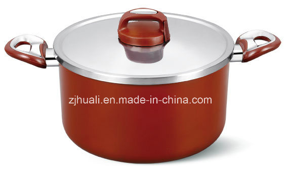 20cm Eco-Friendly Aluminum Non-Stick Casserole