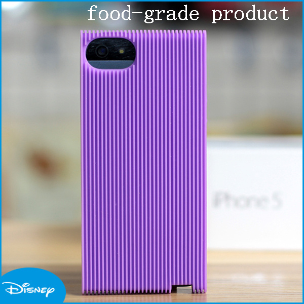 Purple Silicone Case for iPhone