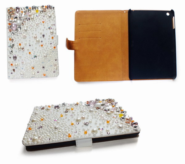 Shiny Diamond Tablet Leather Cover (iPad025)