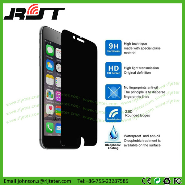 Privecy Phone Accessories Anti-Spy Screen Protector for iPhone 6plus