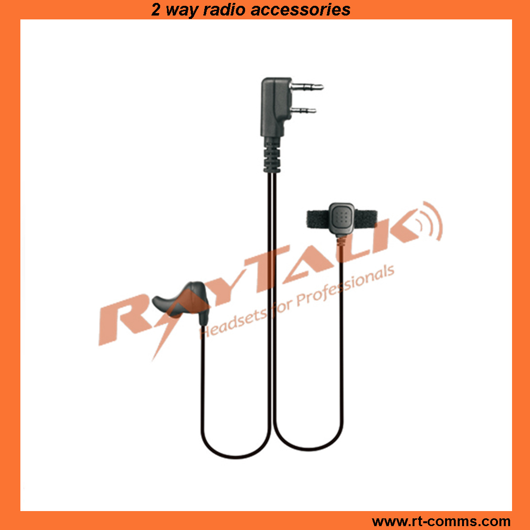 Ear Bone Microphone Earpiece with Finger Ptt (EM-5044)