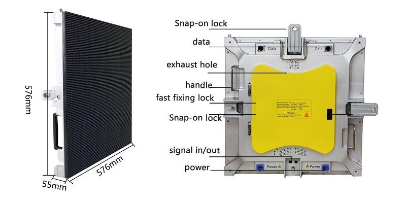 P6 Indoor Rental Slim Aluminum LED Display