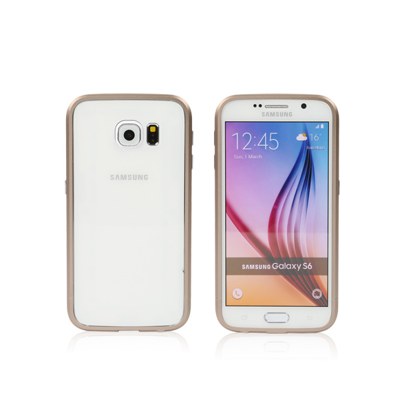 Gloden Color Aluminum Metal Bumper for Samsung Galaxy S6