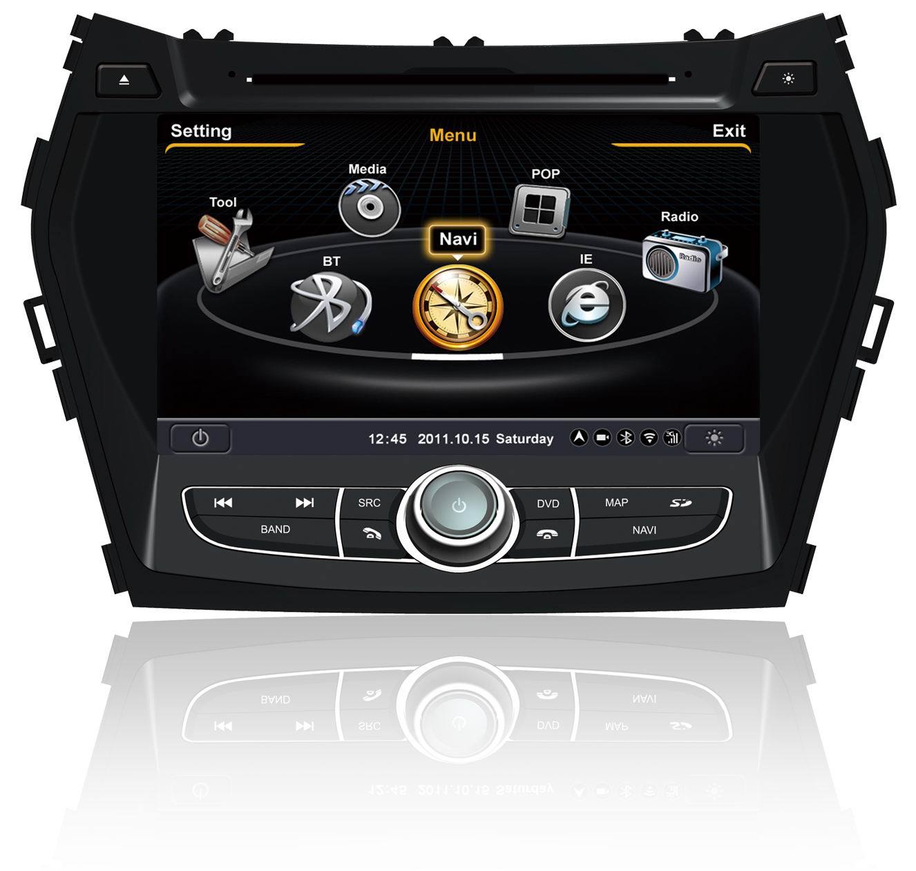 Special Car DVD Player with Vcdc/ Pip / Bt...for Hyundai IX45 (TID-C210)