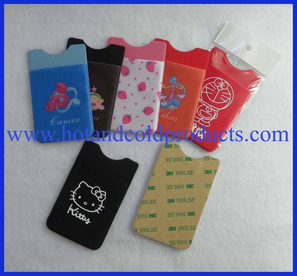 New Popular Adhesive Microfiber Card Holder