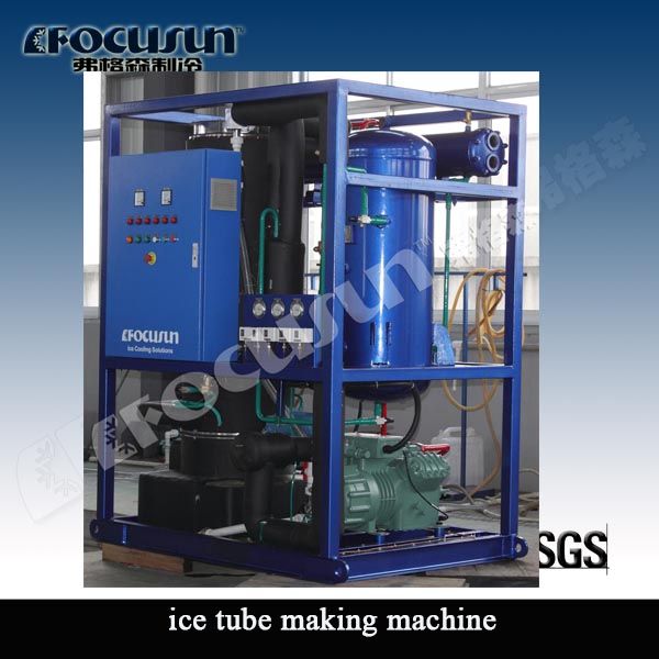 Focusun Transparent 10tpd Tube Ice Making Machine Maker