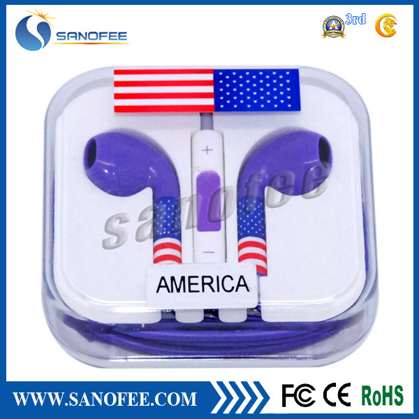 World Cup Earphone for iPhone 5/5s