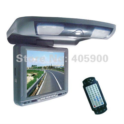 10.4 Inch Digital Screen Car Flip Down/Roof Mount DVD Player with USB/SD/IR/FM Transmitter/32bits Games