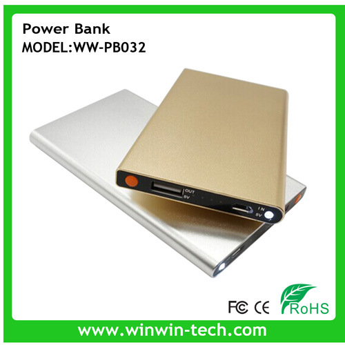 4300mAh Rechargeable Ultra Metal Power Bank