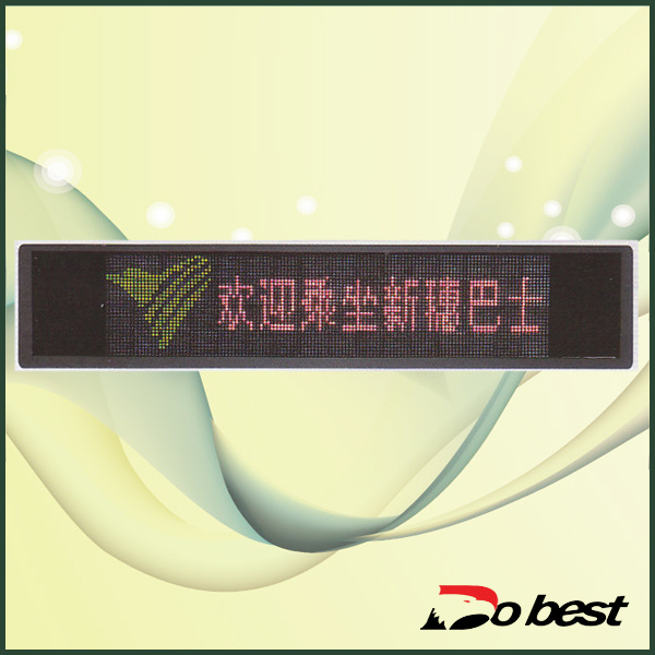 Bus LED Message Destination Display