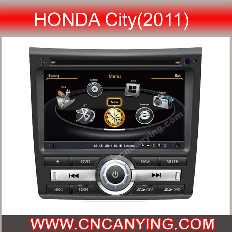 Special Car DVD Player for Honda City (2011) with GPS, Bluetooth with A8 Chipset Dual Core 1080P V-20 Disc WiFi 3G Internet (CY-C101)