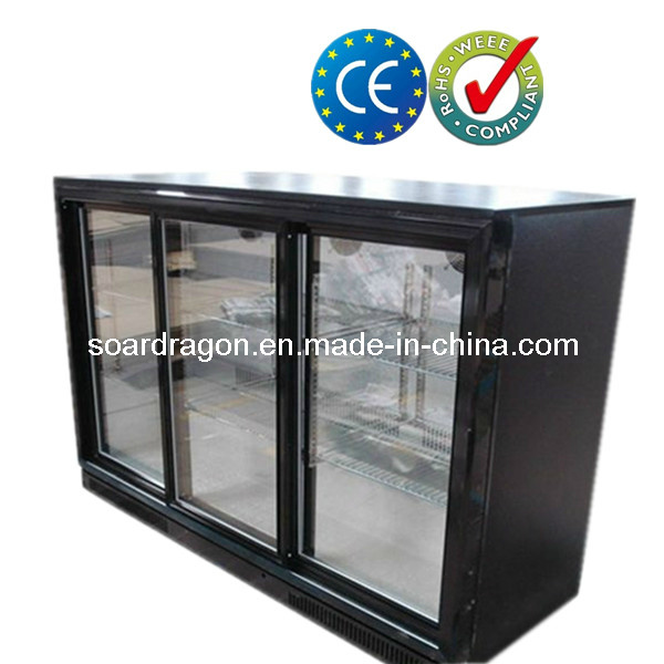 Countertop Bar Fridge 3 Glass Doors CE