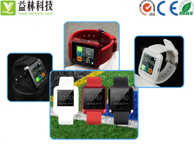 U8 Bluetooth Watch with Phone Call / Messages / Pedometer