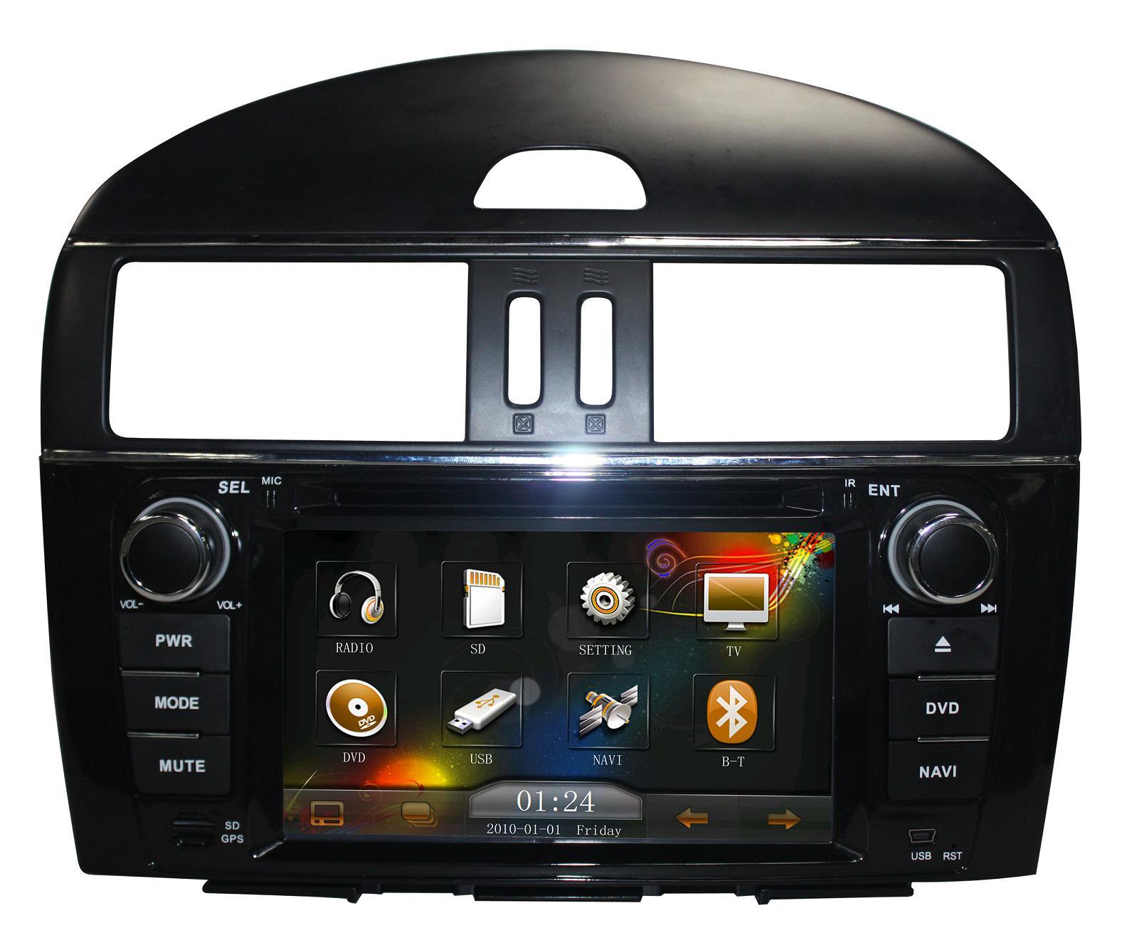 7-Inch Car DVD Player with GPS for Nissan Low Match Tiida (CR-8365)