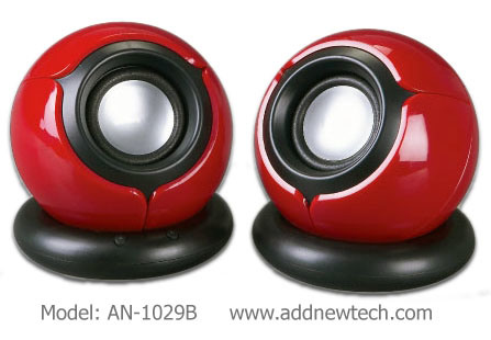 2.0 Mini Speakers with USB Audio Sound Card (AN-1029B)