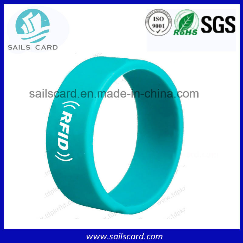 125kHz RFID Wristband Proximity Silicone Wristband (Dia 67mm)