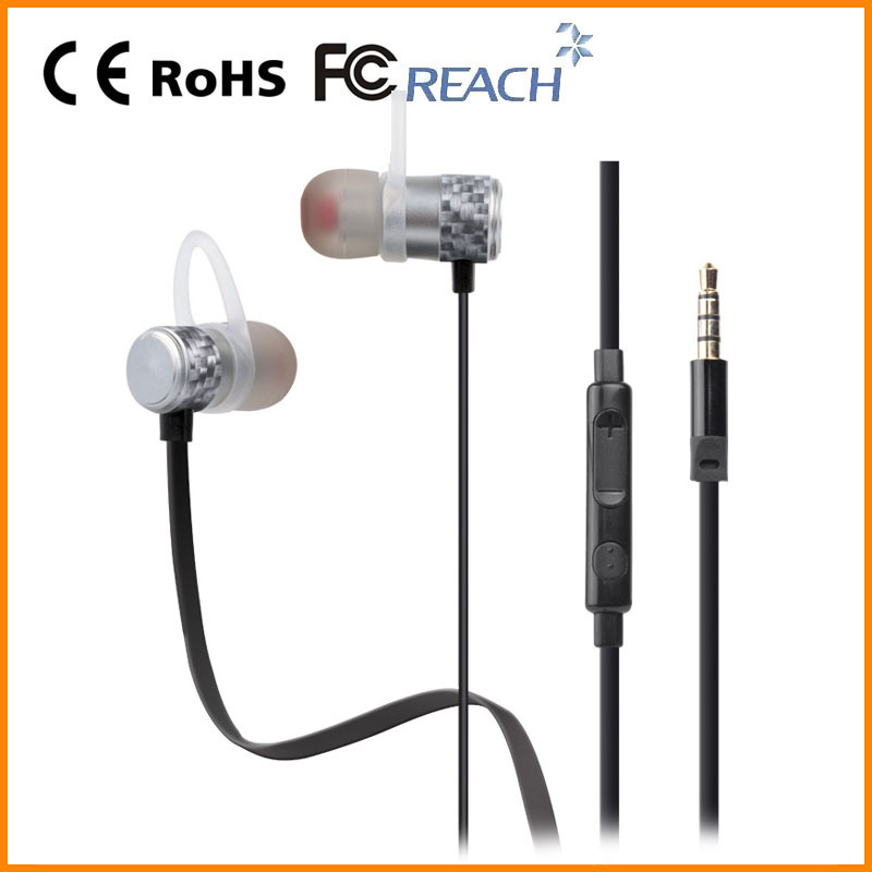 New Carbon Fiber Material Earphones with Super Bass Sound