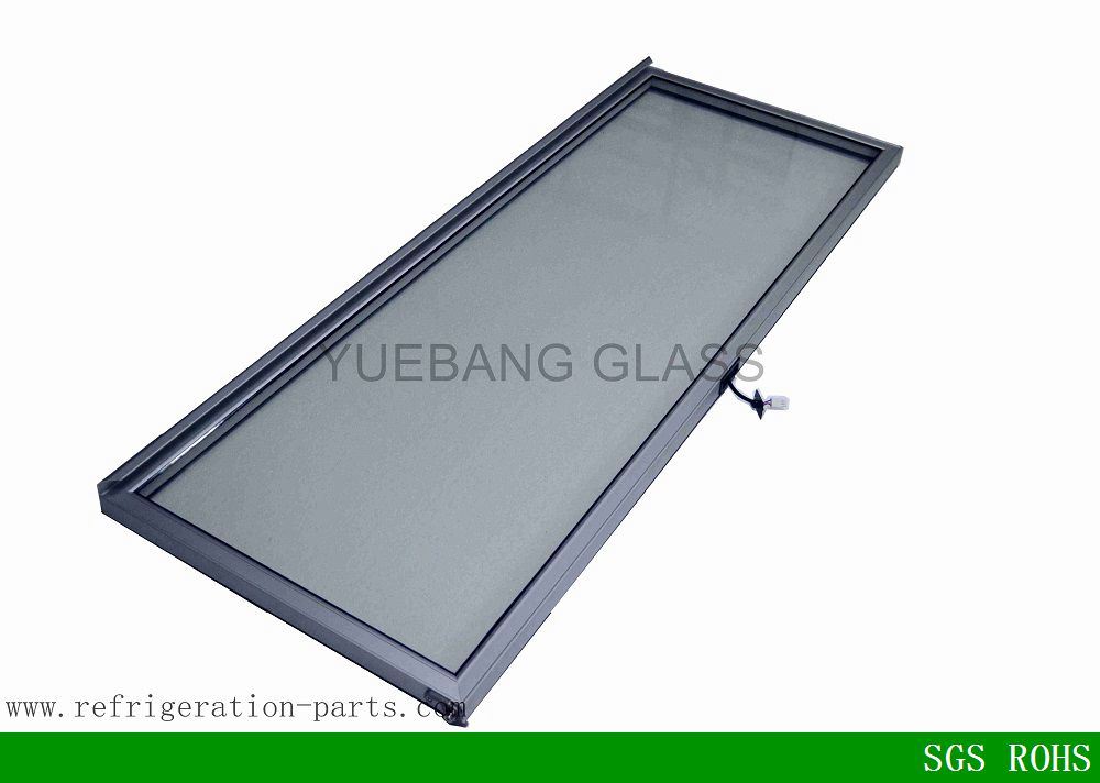 Vertical Refrigerator Swing Glass Door with Aluminum Frame