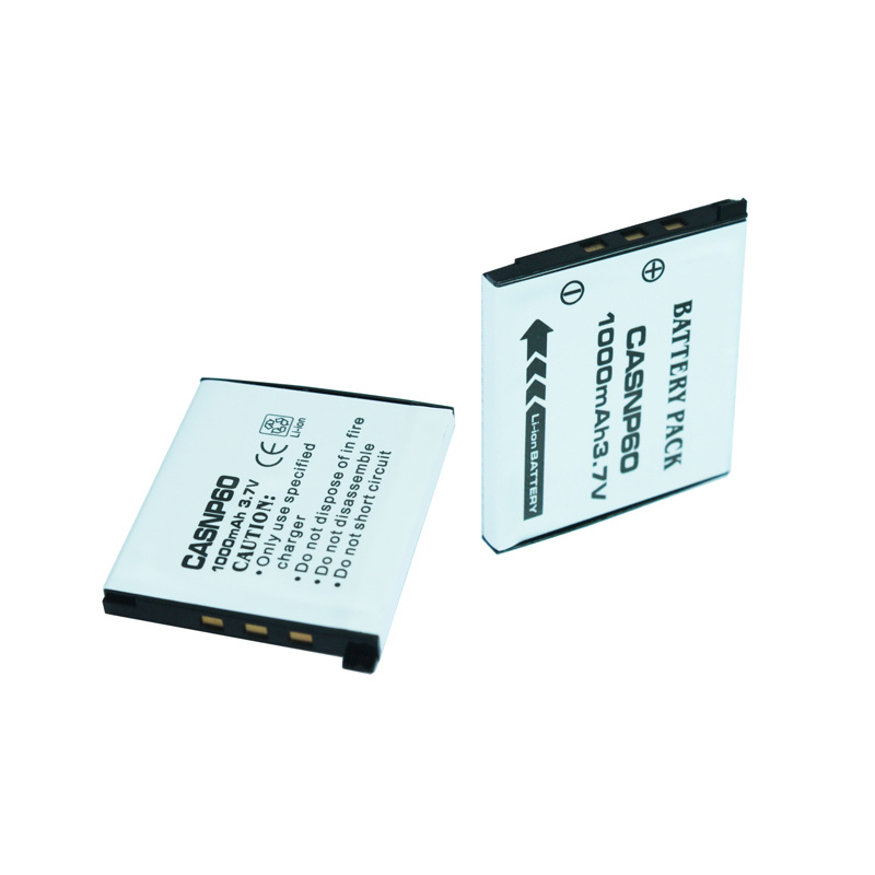 Digital Camera Battery for Casio (CASNP60 3.7V 1000mAh)