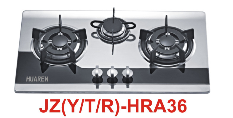 Stainless Steel Three Burner Gas Stove (HRA36)