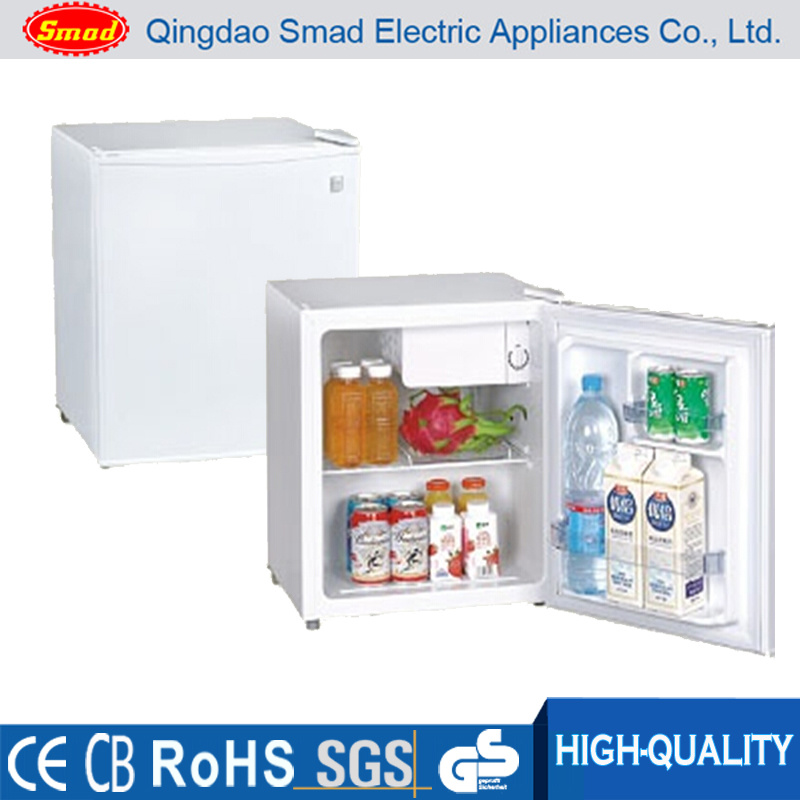 48L Mini Portable White Black Single Door Refrigerator