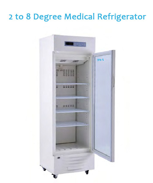 2 to 8 Degree Durable Digital Display Medical Refrigerator